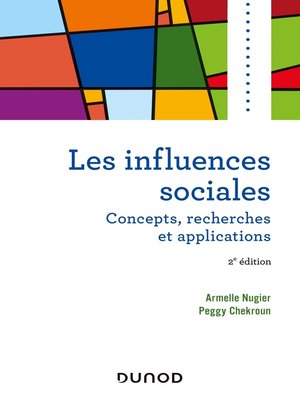 cover image of Les influences sociales--2e éd.
